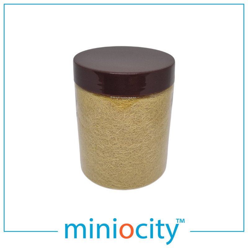 001-001 200ml Bottle of 5mm Static Flock Grass - Wheat Field