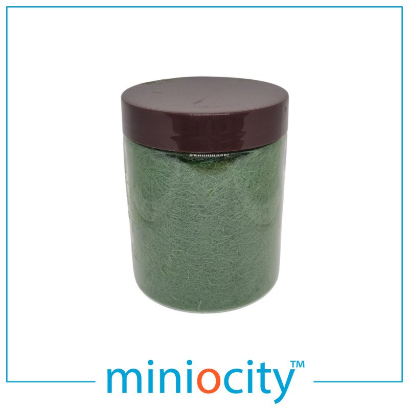 001-002 200ml Bottle of 5mm Static Flock Grass - Dark Green