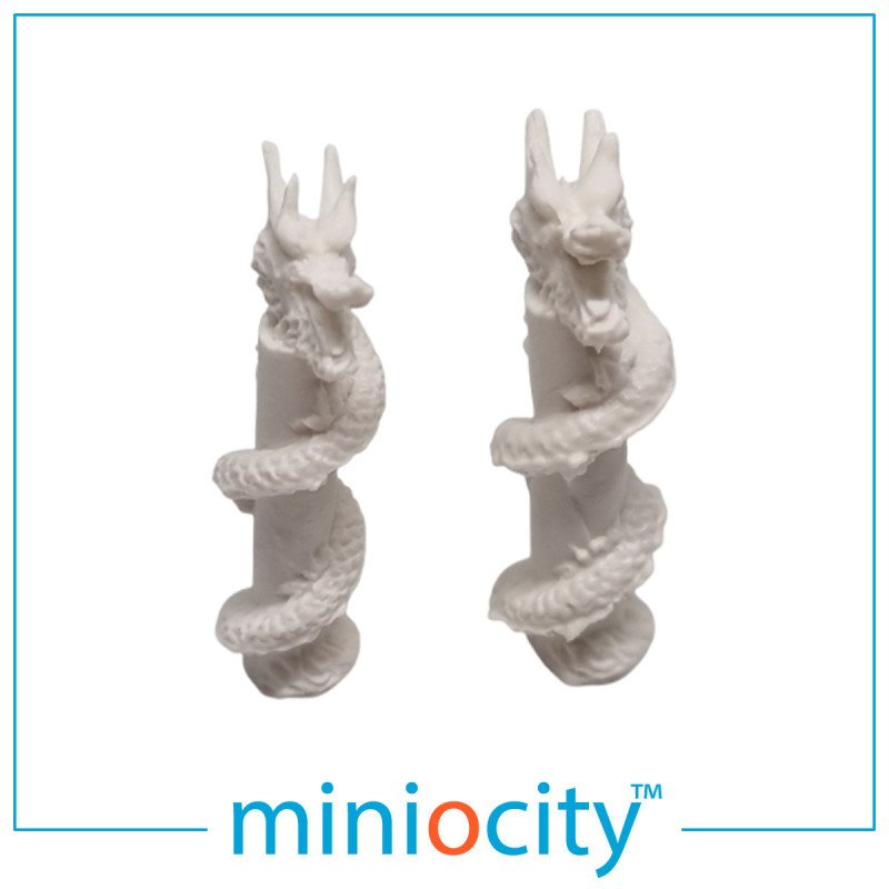 076-716 Garden Statues - Dragons - OO Gauge 1:76 scale