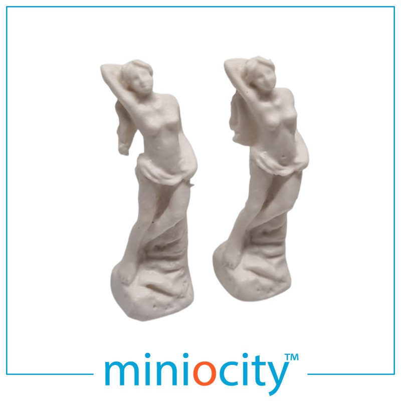 076-717 Garden Statues - Naked Women - OO Gauge 1:76 scale