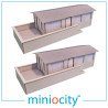 076-001 Static Caravans 00 Gauge 1:76 Scale Model Card Kit (Pack of 2)