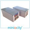 076-004 Modern Retail Units OO Gauge 1:76 Scale Model Card Kit (Pack of 2)