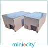 076-004 Modern Retail Units OO Gauge 1:76 Scale Model Card Kit (Pack of 2)