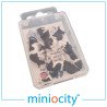 076-501 Black & White Cows (Pack of 6) OO Gauge 1:76 Scale Figures