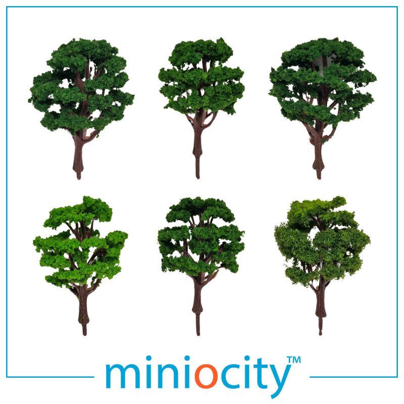 076-702 Park Trees (Pack of 6) OO Gauge 1:76 scale Scenery 076-702 Park Trees (Pack of 6) OO Gauge 1:76 scale Scenery