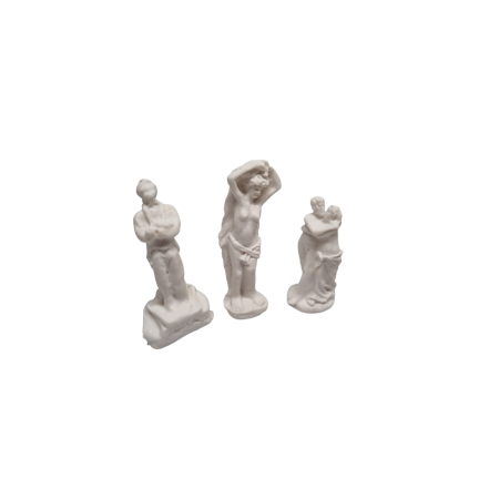 076-718 Garden Statues - Man, Woman & Couple - OO Gauge 1:76 scale